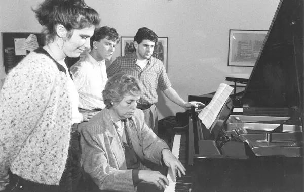 Maria Tipo teaching at Fiesole